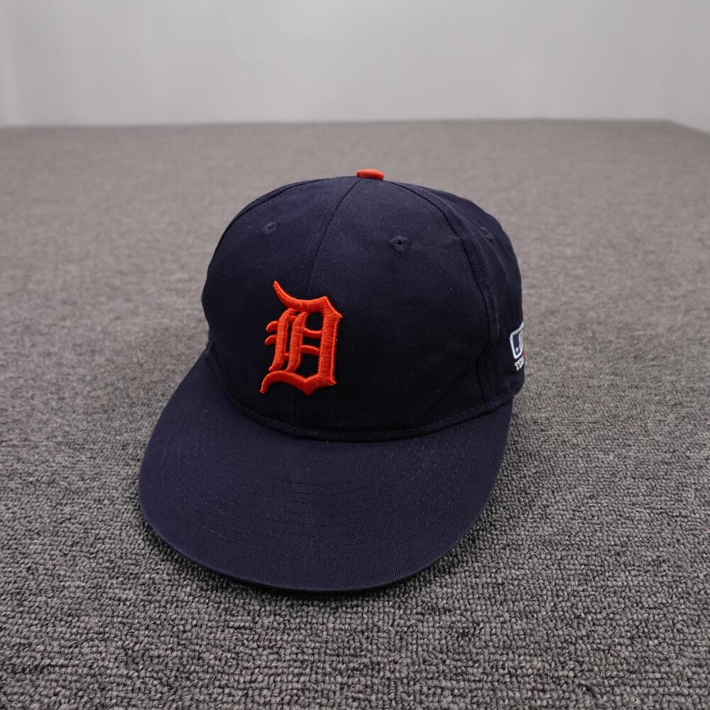 Detroit Tigers Hat Cap Strap Back Boys One Size Blue MLB Baseball OC Sports